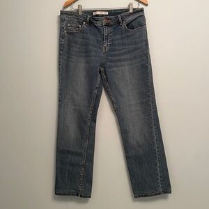 Woolrich Mid Rise Straight Leg Blue Wash Jeans Size 12